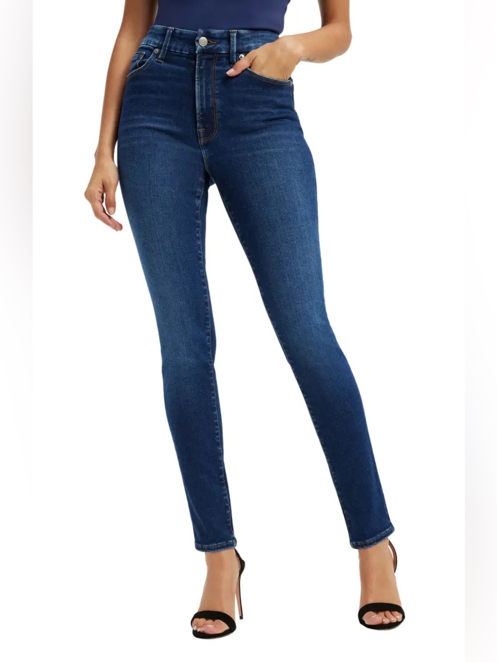 Good American Good Legs Skinny Jeans 8/29 Tall